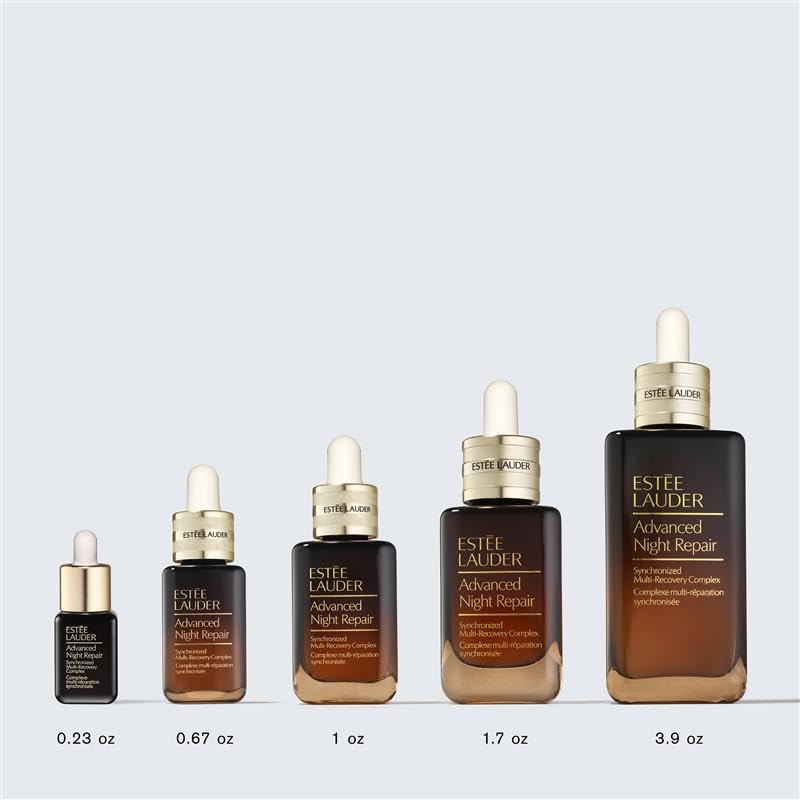 Estée Lauder before and after skin texture comparison showing visible smoothing benefit