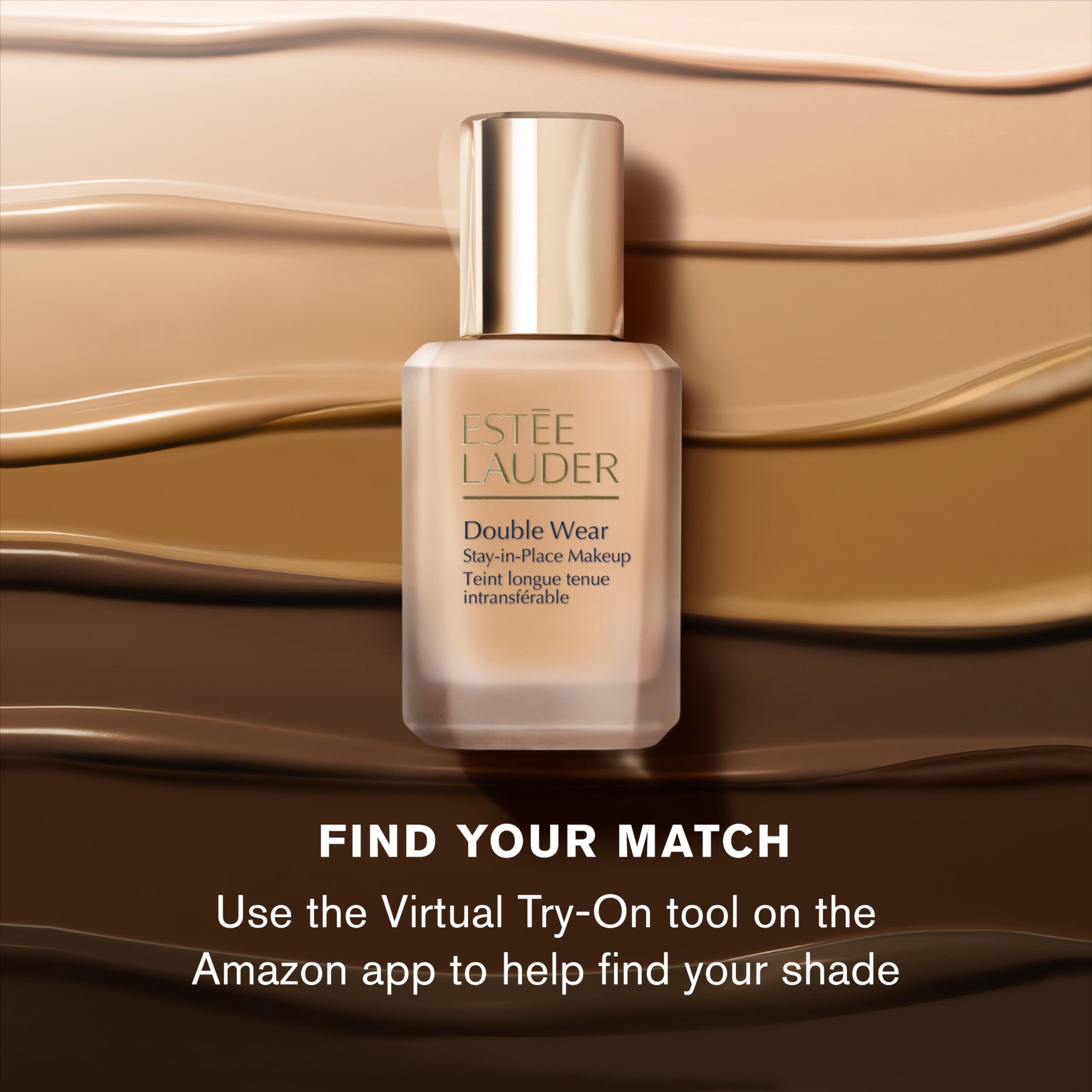 Estée Lauder before and after comparison showing pore-minimizing effect