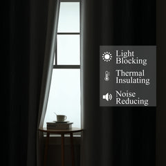 Estelar Textiler metal grommet detail demonstrating easy hanging and smooth sliding