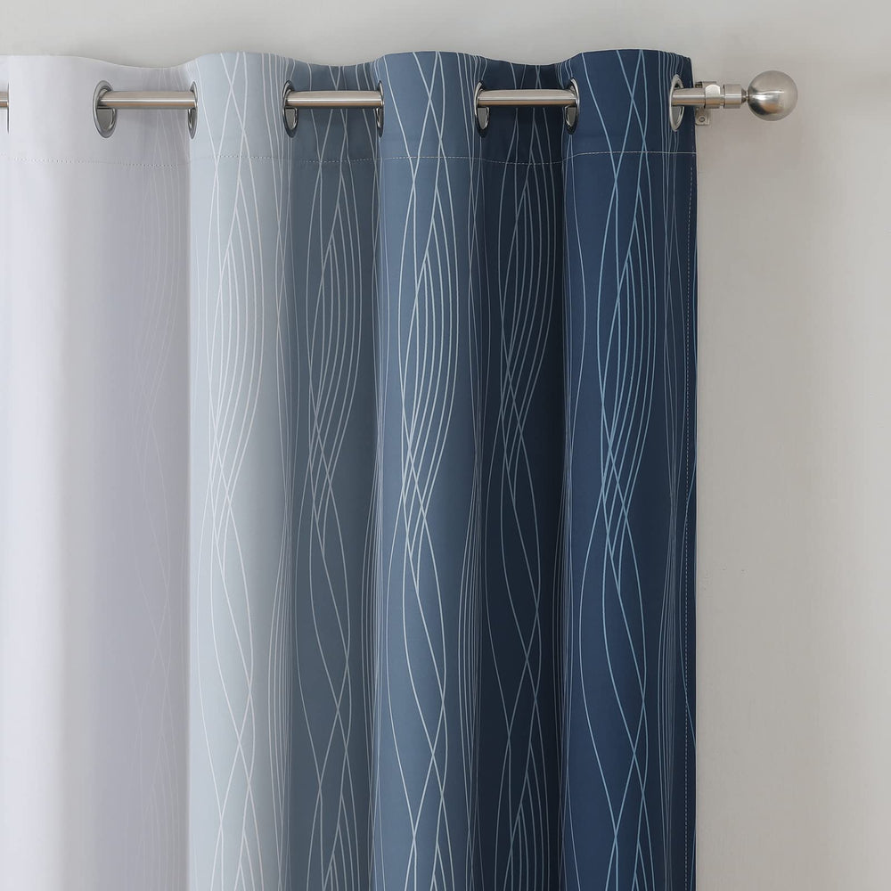 Estelar Textiler curtains hung on rod showing effortless installation and room darkening