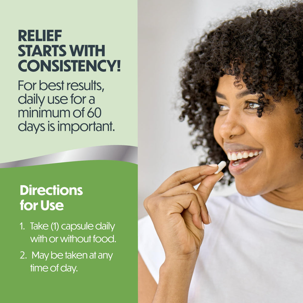 Estroven in bedroom setting portraying nighttime symptom relief and improved comfort