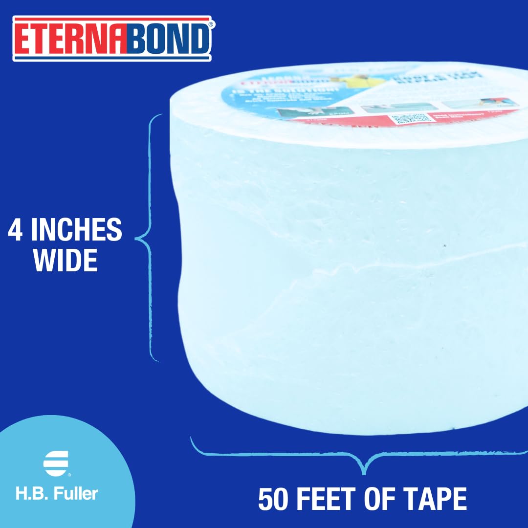 EternaBond tape sealing roof vent flashing for airtight protection
