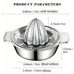 Etinslant detailed strainer slots showing fast pulp filtering and smoother juice