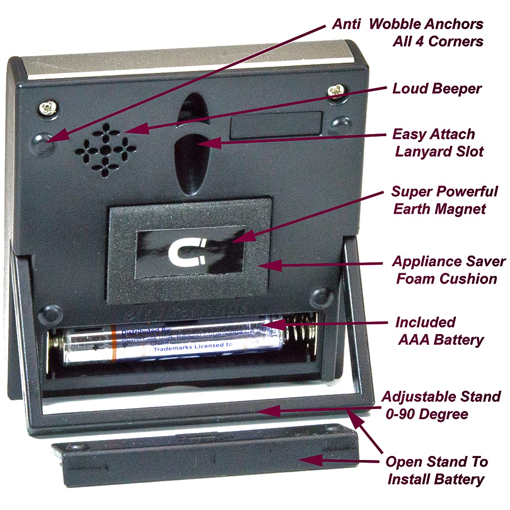 eTradewinds eT-23 on countertop with fold-out kickstand, stable angled viewing benefit