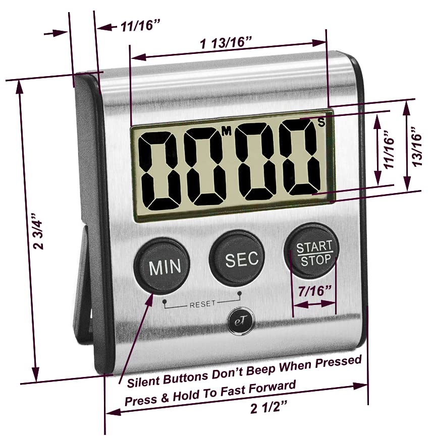 eTradewinds eT-23 side profile showing buttons and anti-wobble corner anchors, steady presses