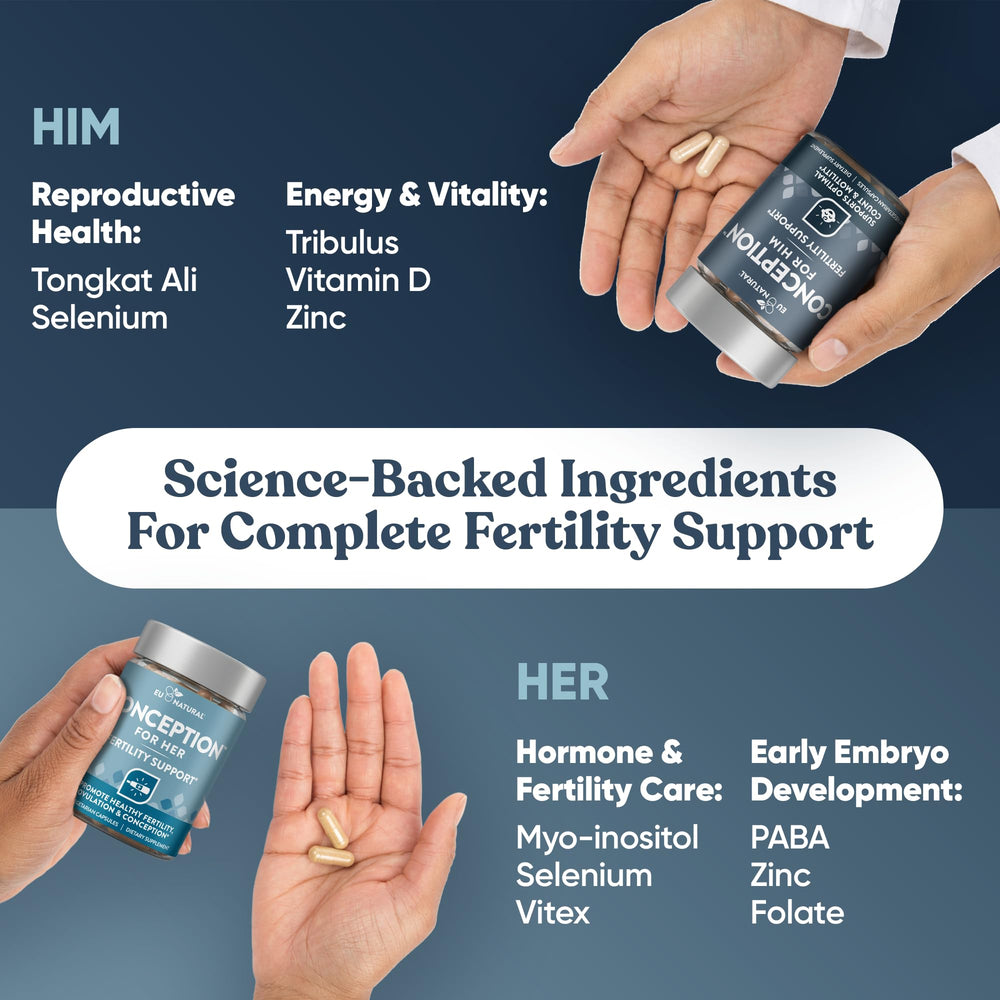 Eu Natural open bottle with capsules spread to show capsule count