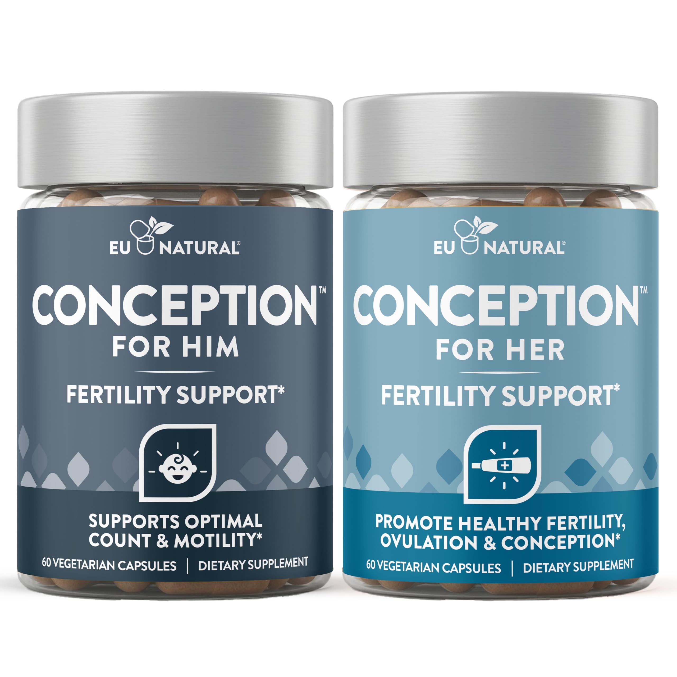 Eu Natural front packaging showing both bottles and benefits