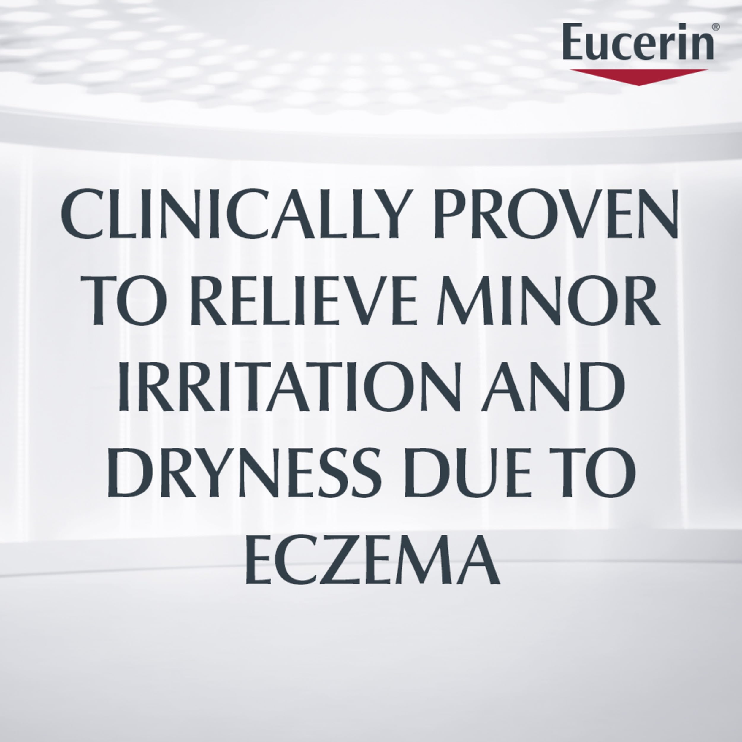 Eucerin ingredient label with ceramide colloidal oatmeal shows supportive barrier benefit