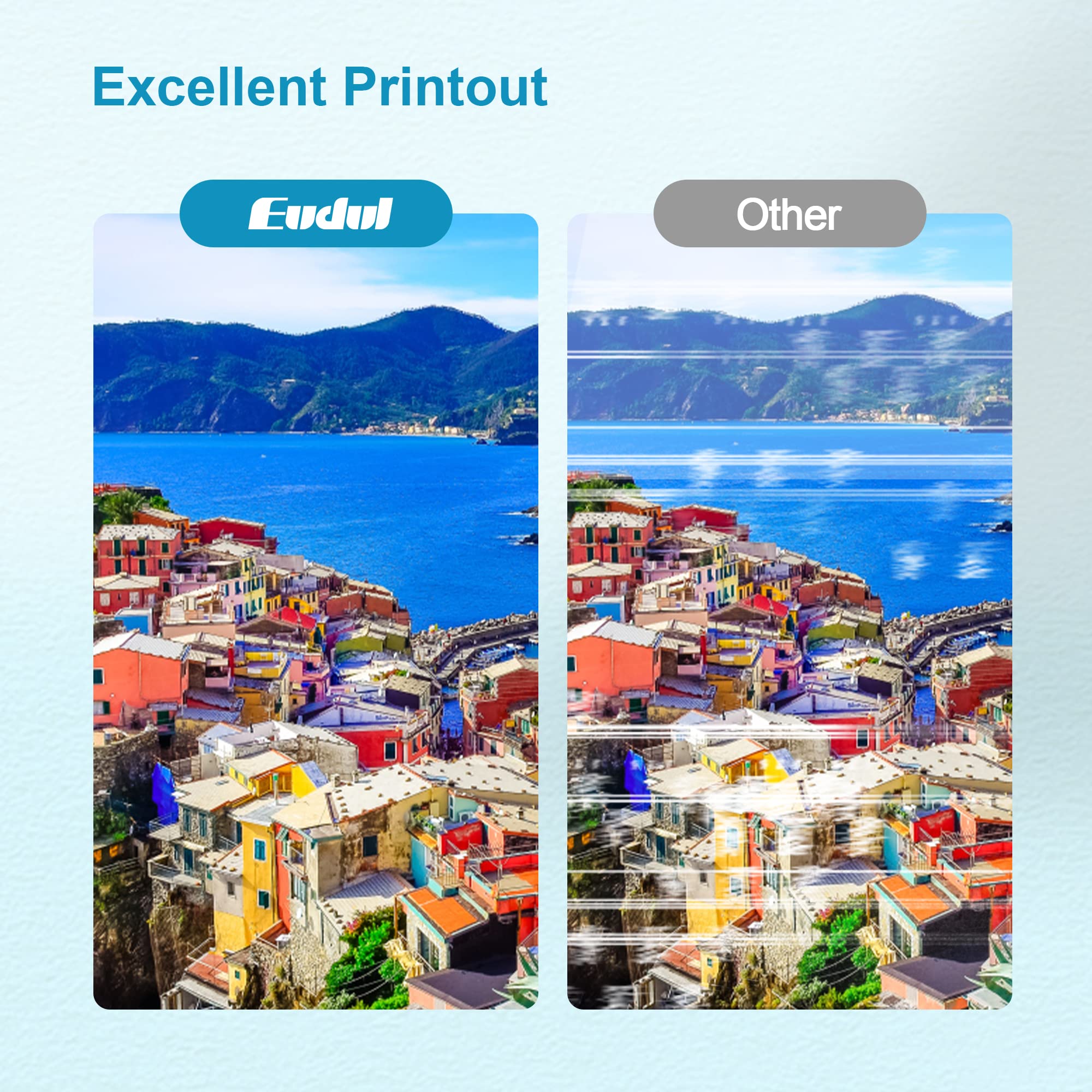 Eudul upgraded 2026 chip detail demonstrating reliable printer recognition