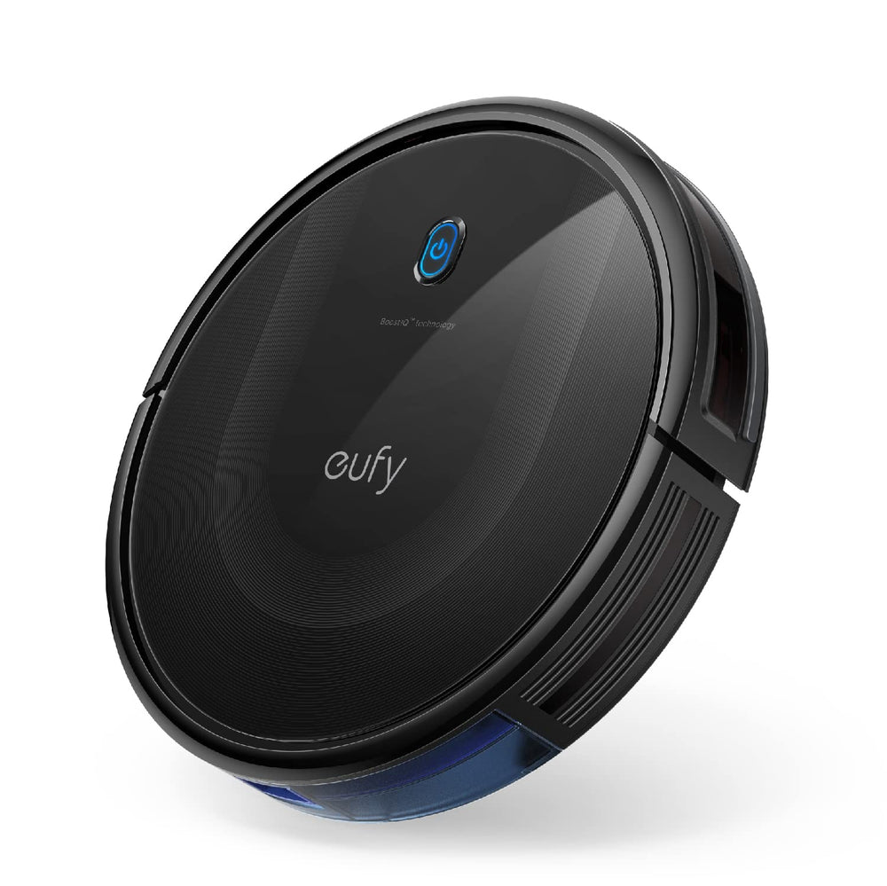 eufy front view showing slim design and compact cleaning benefit