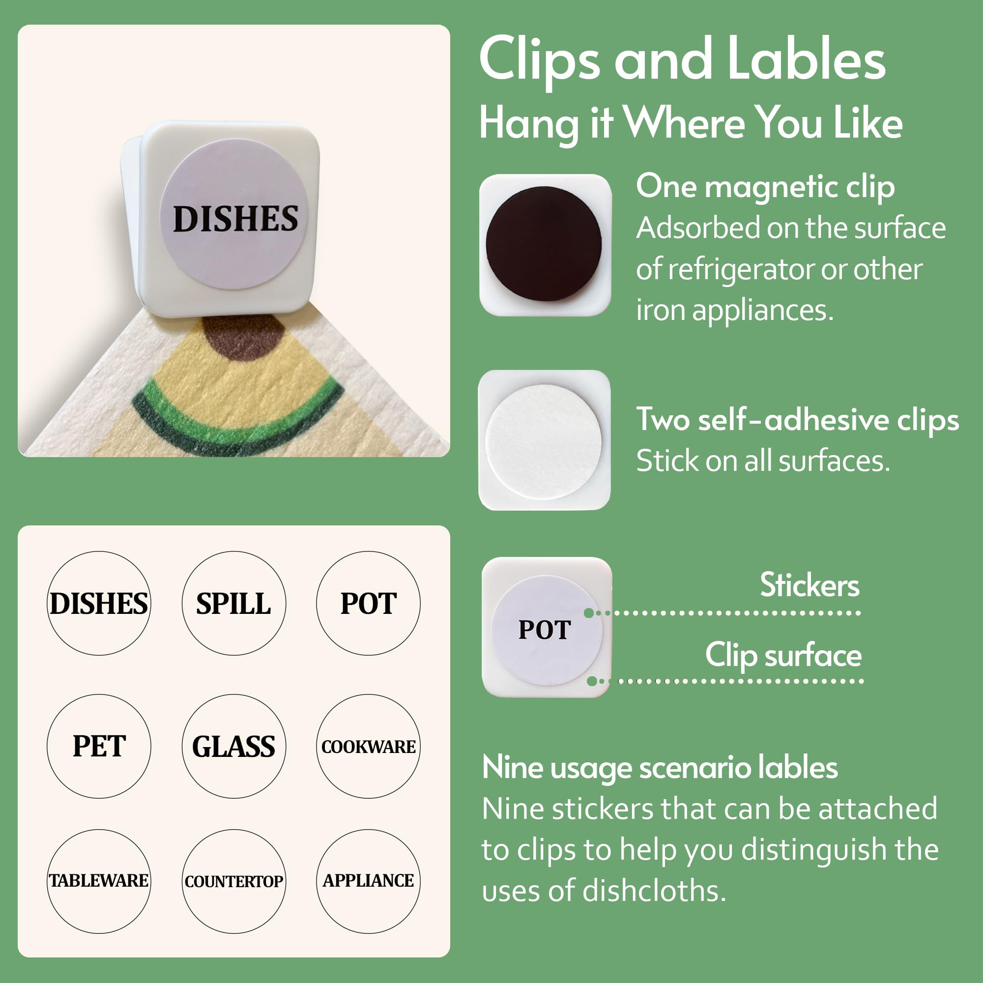 Eulnars cloths on kitchen counter in use, showing practical everyday cleaning