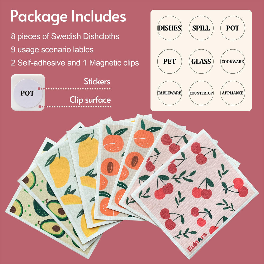 Eulnars cloth beside paper towel roll illustrating long-term cost savings