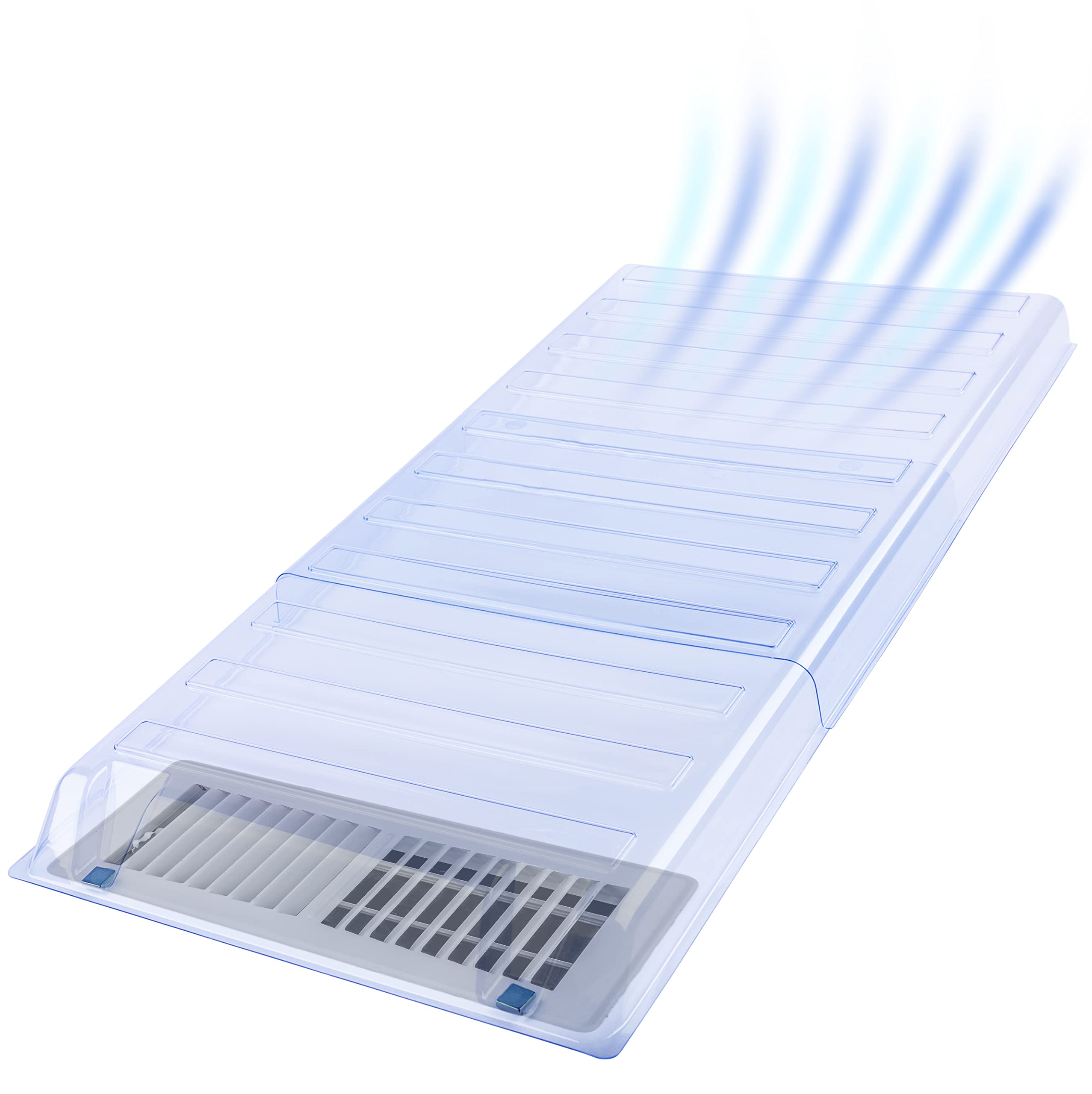Eureka Air front view of extender shows compact profile and easy fit benefit
