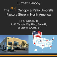 Eurmax close-up of 1680D fabric texture highlighting durability and weather resistance