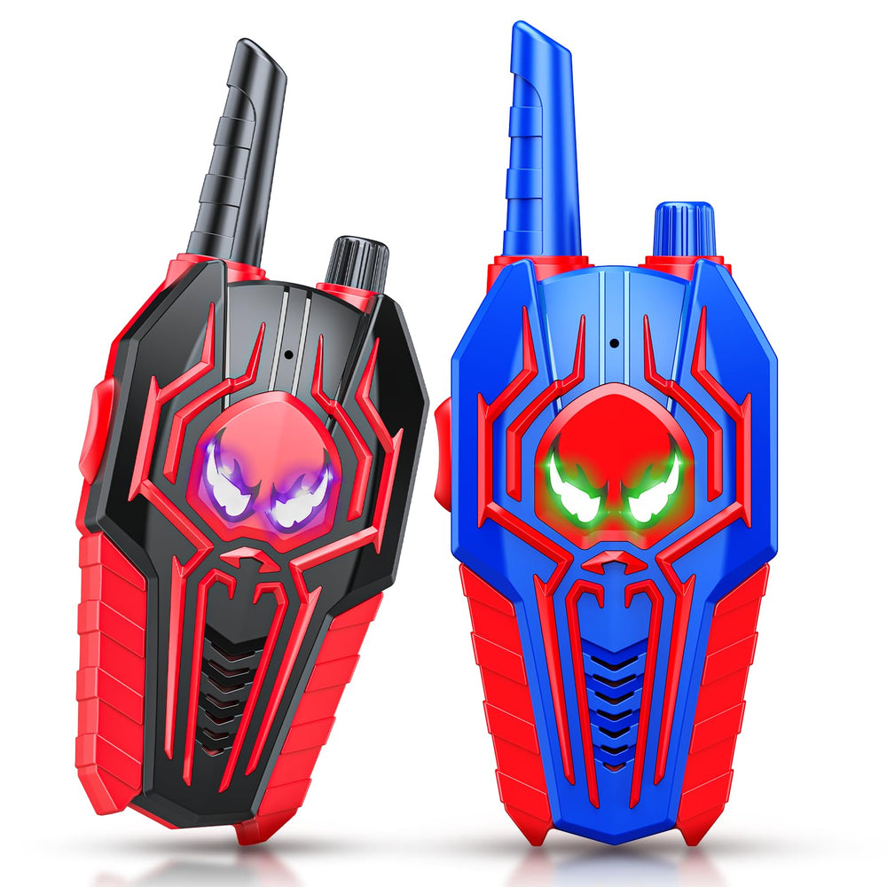 Evassal front packaging showing two walkie talkies and gift-ready box, appealing presentation