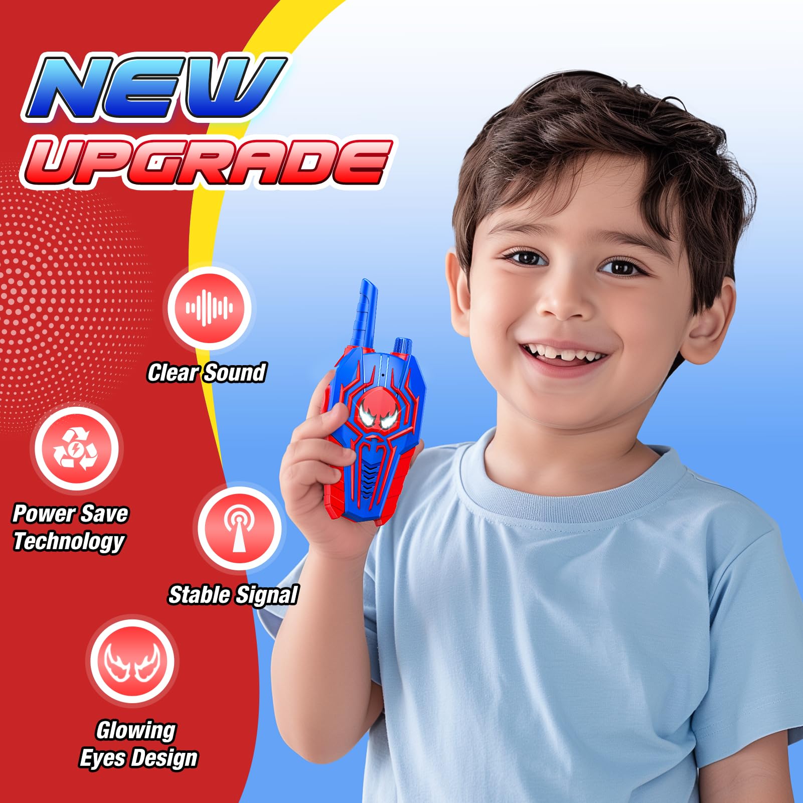 Evassal walkie talkies in use during backyard game, clear kid-to-kid communication