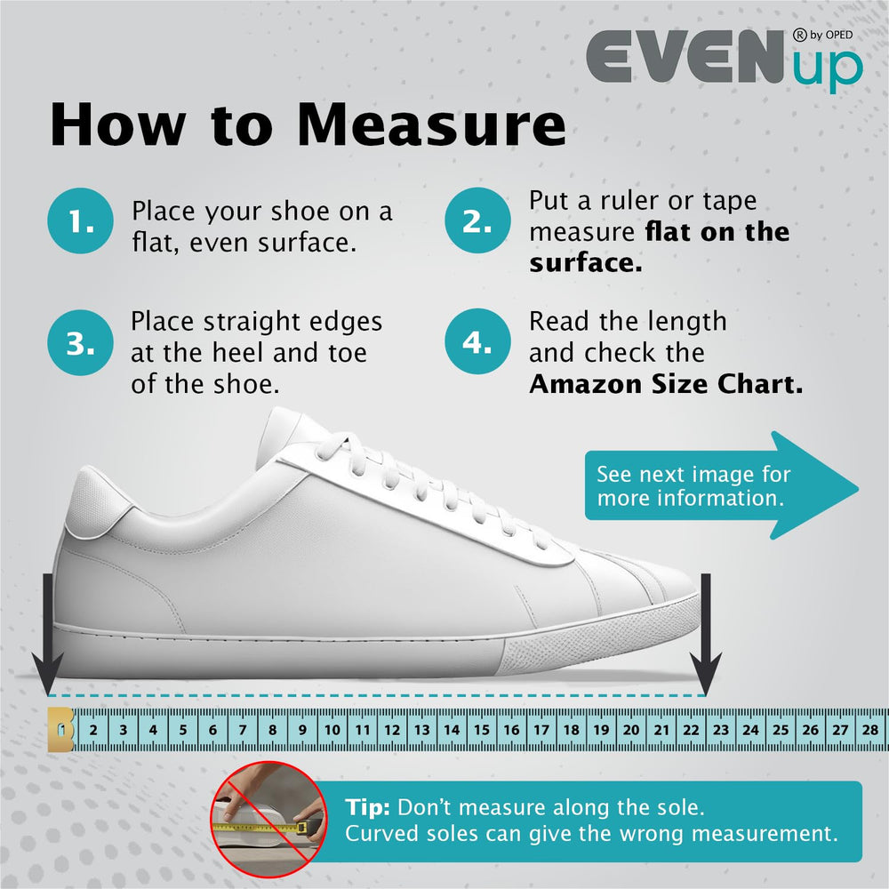 EVENup top profile close-up showing textured surface for secure shoe fit