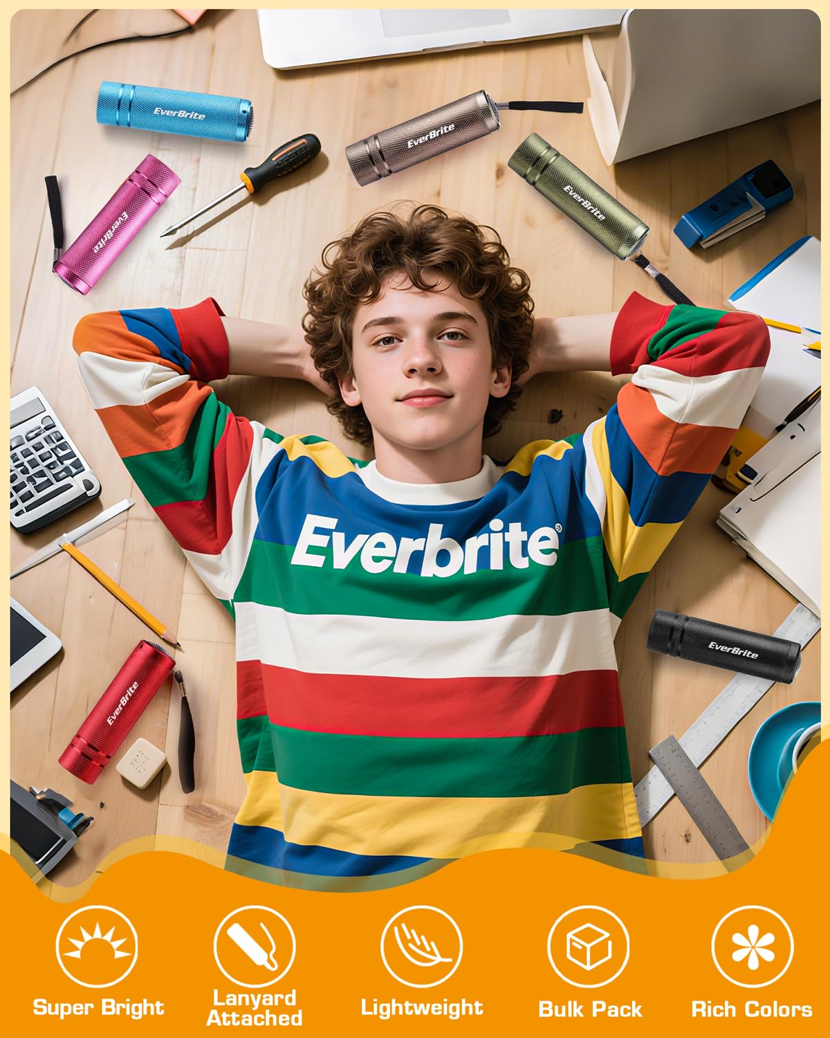 EverBrite extended lanyard detail for secure carry and reduced drop risk