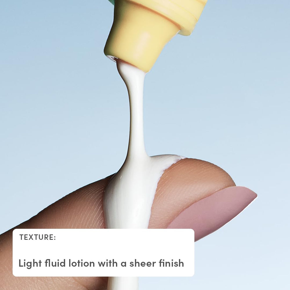 Evereden sunscreen held in hand to show compact size and portable convenience
