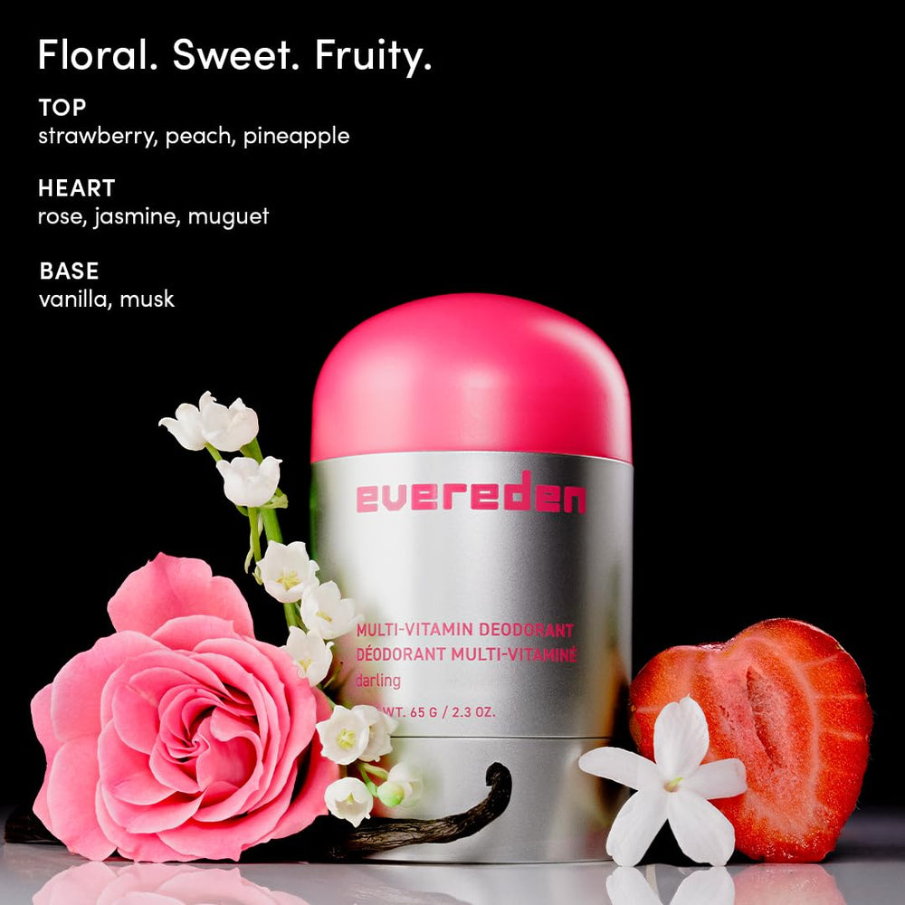 Evereden label close-up highlighting ingredient transparency and safety