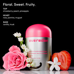 Evereden label close-up highlighting ingredient transparency and safety