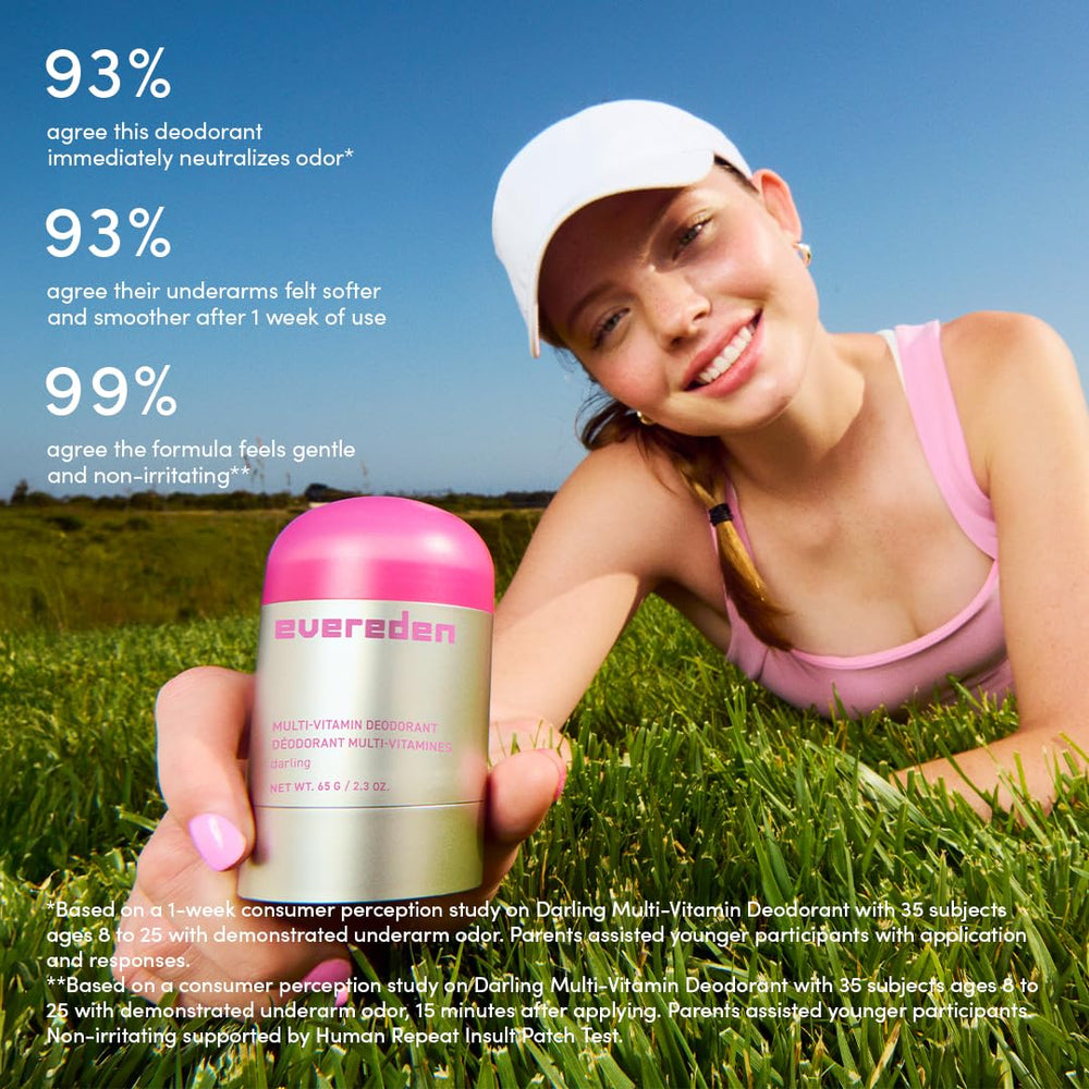 Evereden size comparison in hand showing portable 2 fl oz convenience