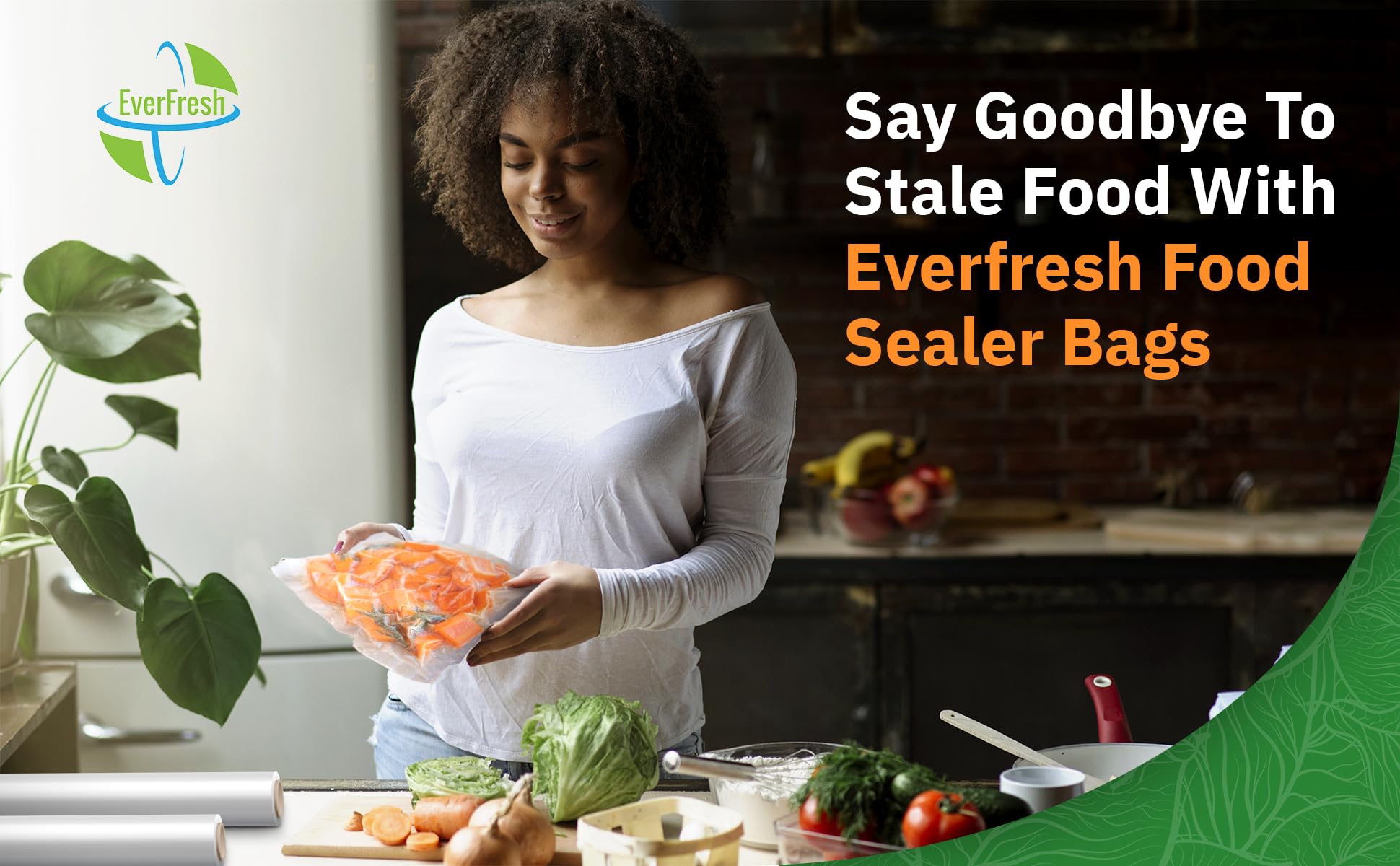 EverFresh embossed texture close-up improving air removal