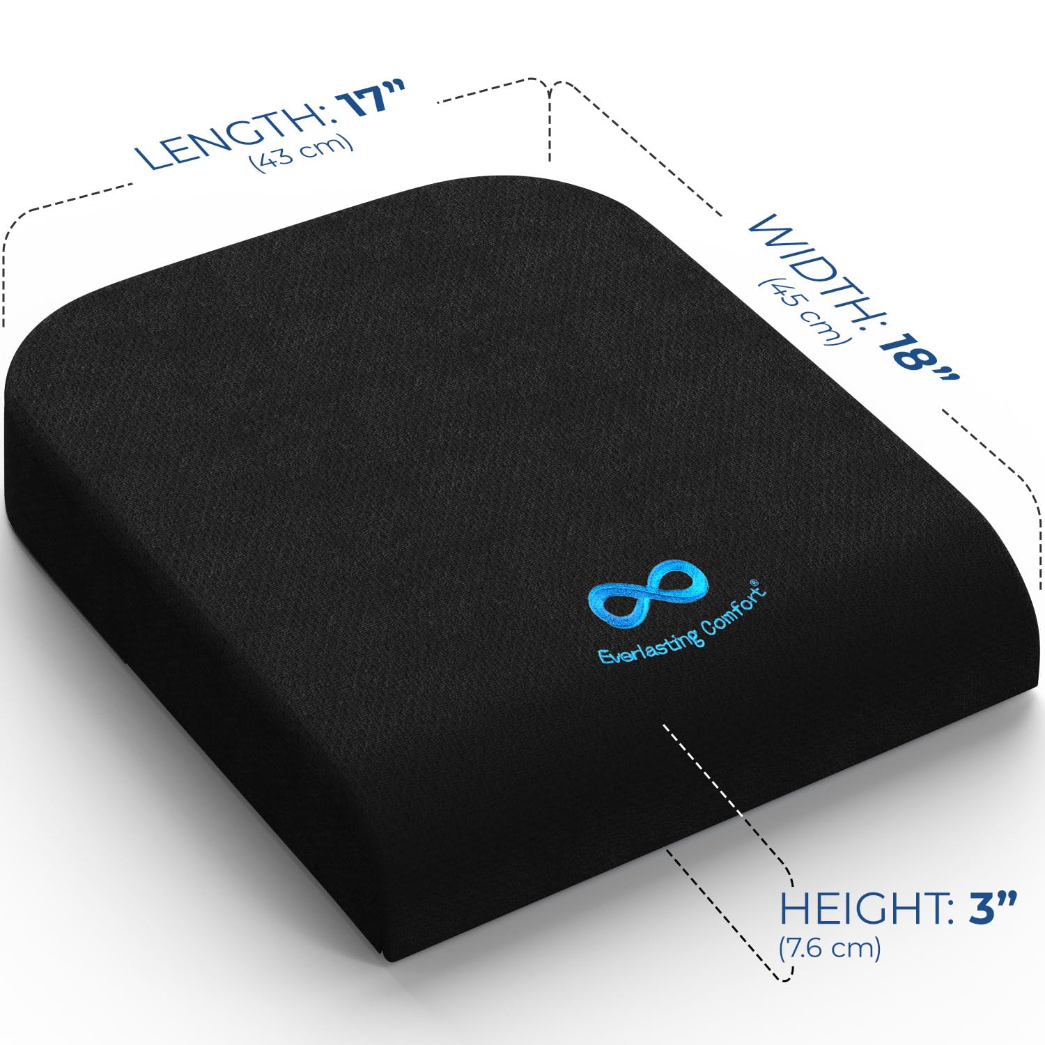 Everlasting Comfort non-slip rubber base detail providing secure seating