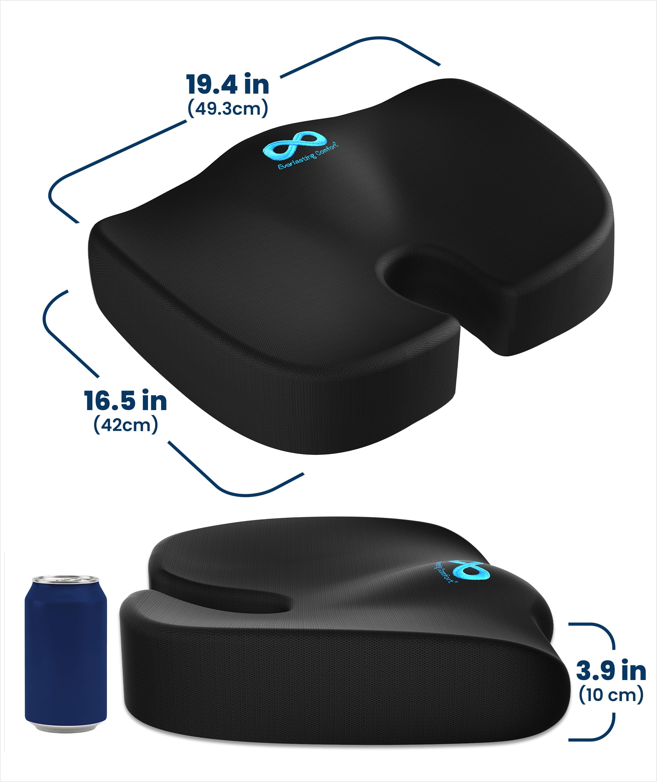 Everlasting Comfort product packaging with instructions for immediate use