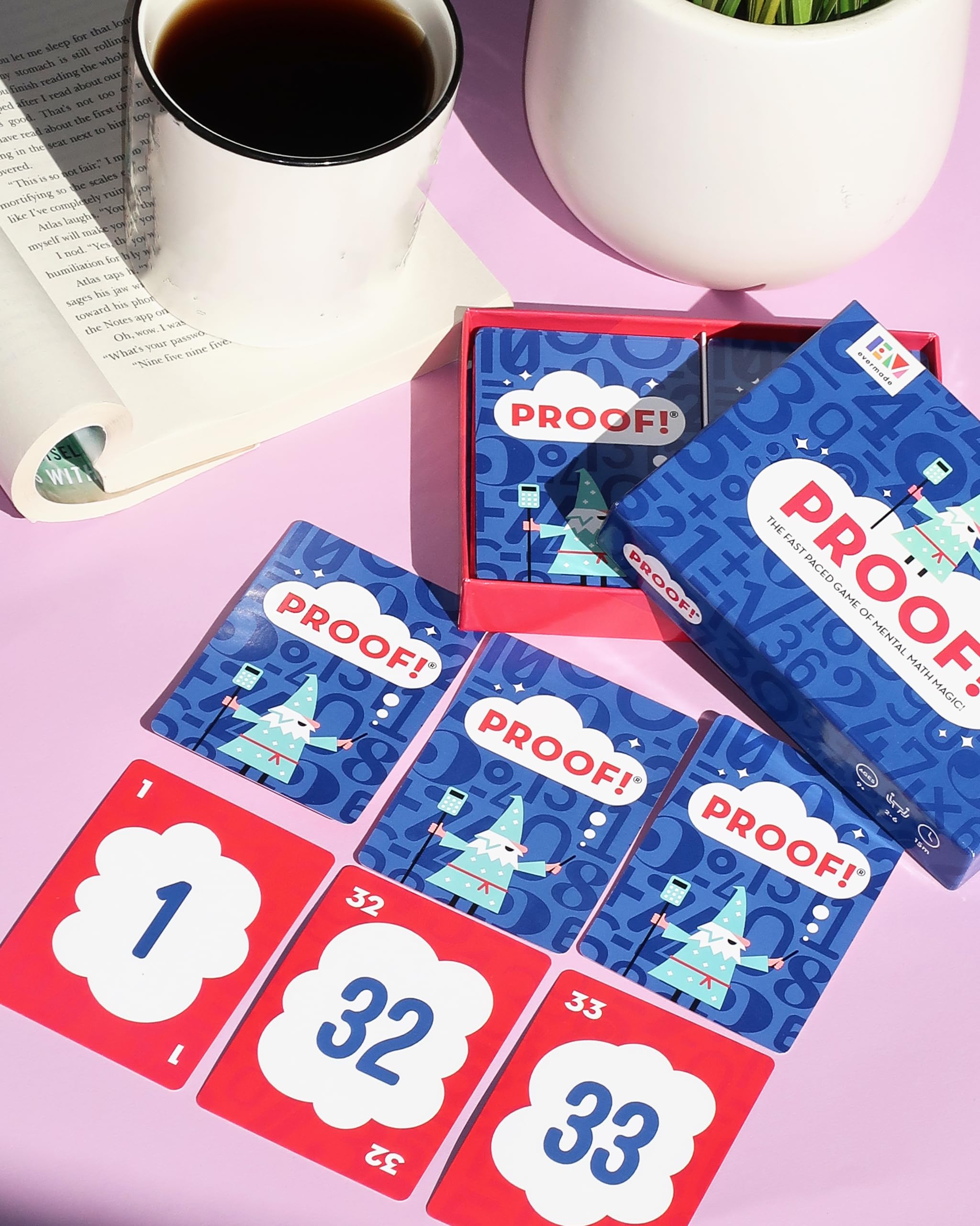 Evermade deck spread revealing numbered cards for quick problem solving benefit