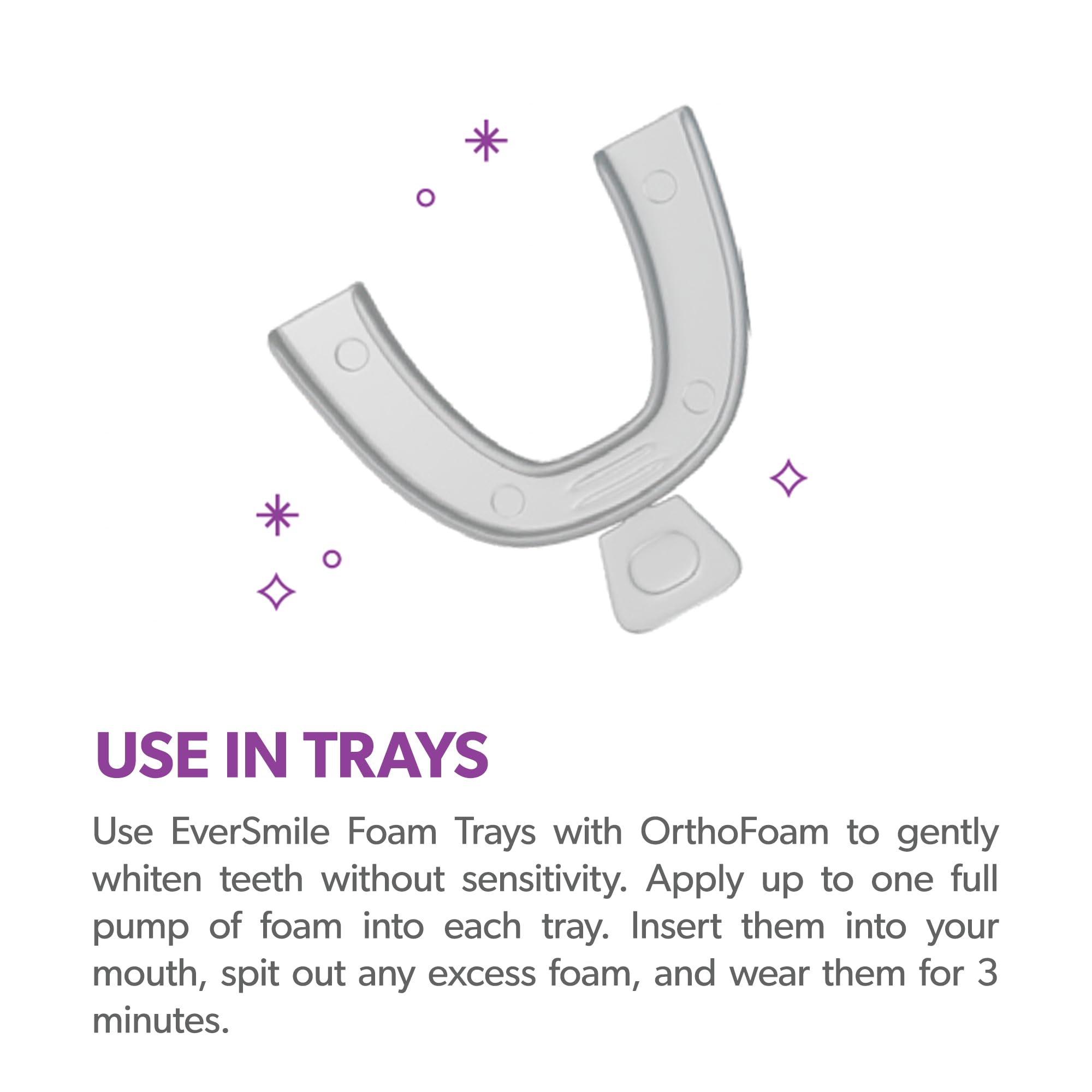 EverSmile OrthoFoam tube in toiletry bag suggesting on-the-go fresh breath and braces care
