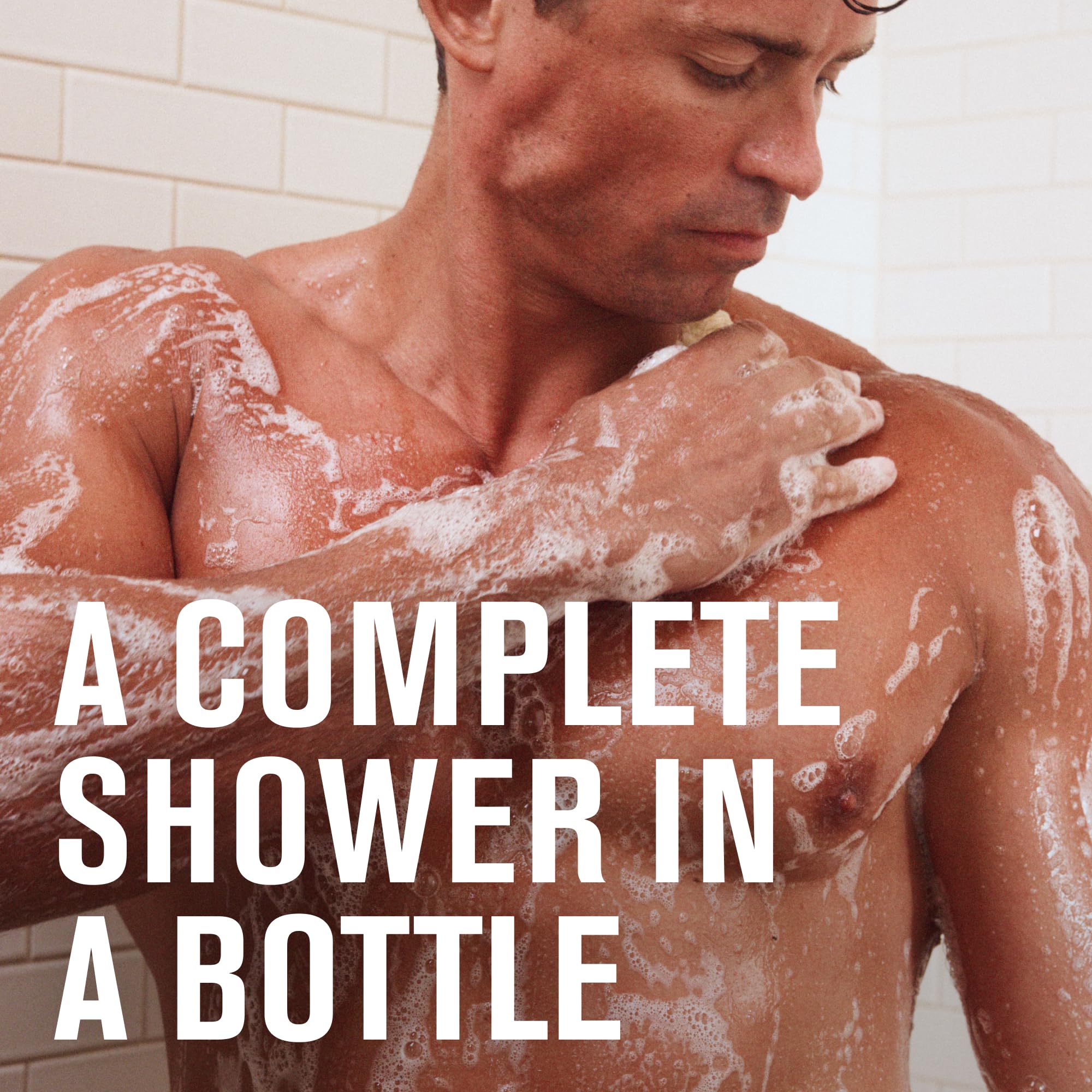 Every Man Jack rich lather closeup demonstrating effective cleansing