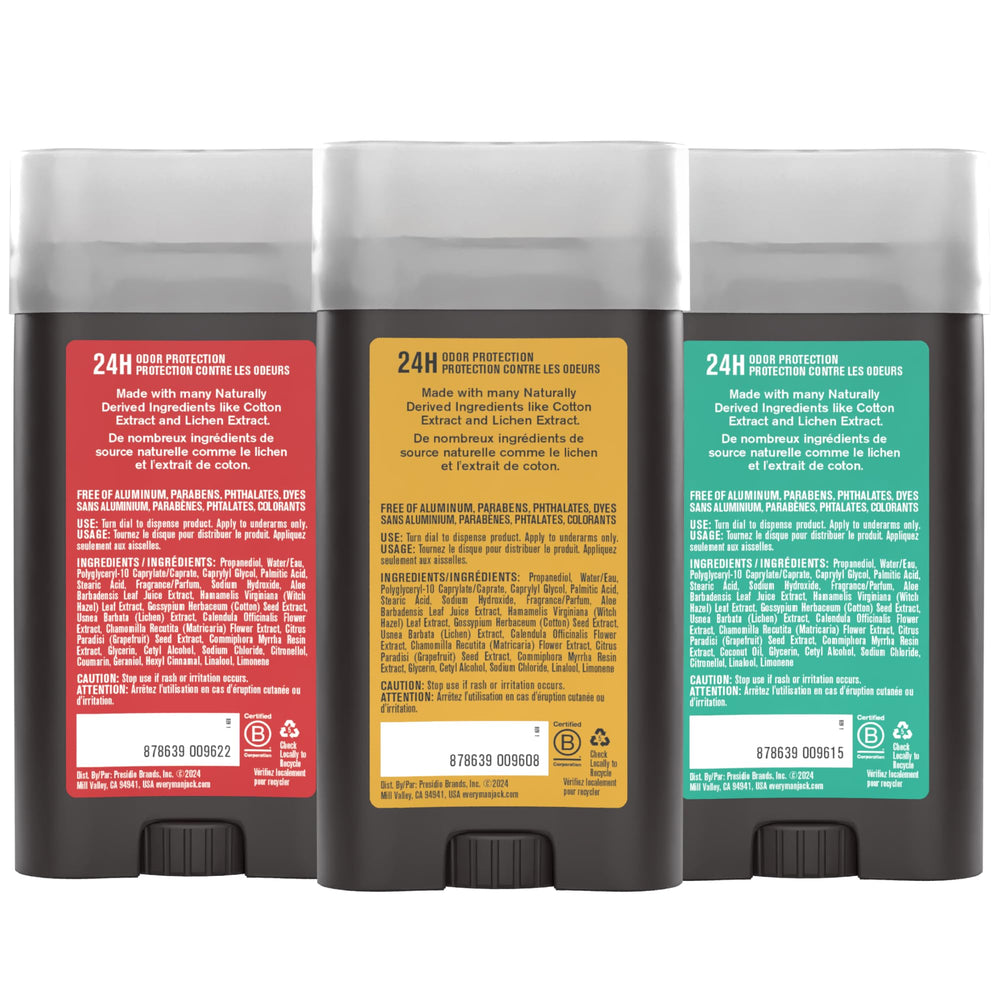 Every Man Jack tucked in gym bag ready for travel and active freshness benefit
