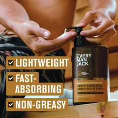 Every Man Jack label and ingredients list displaying natural components