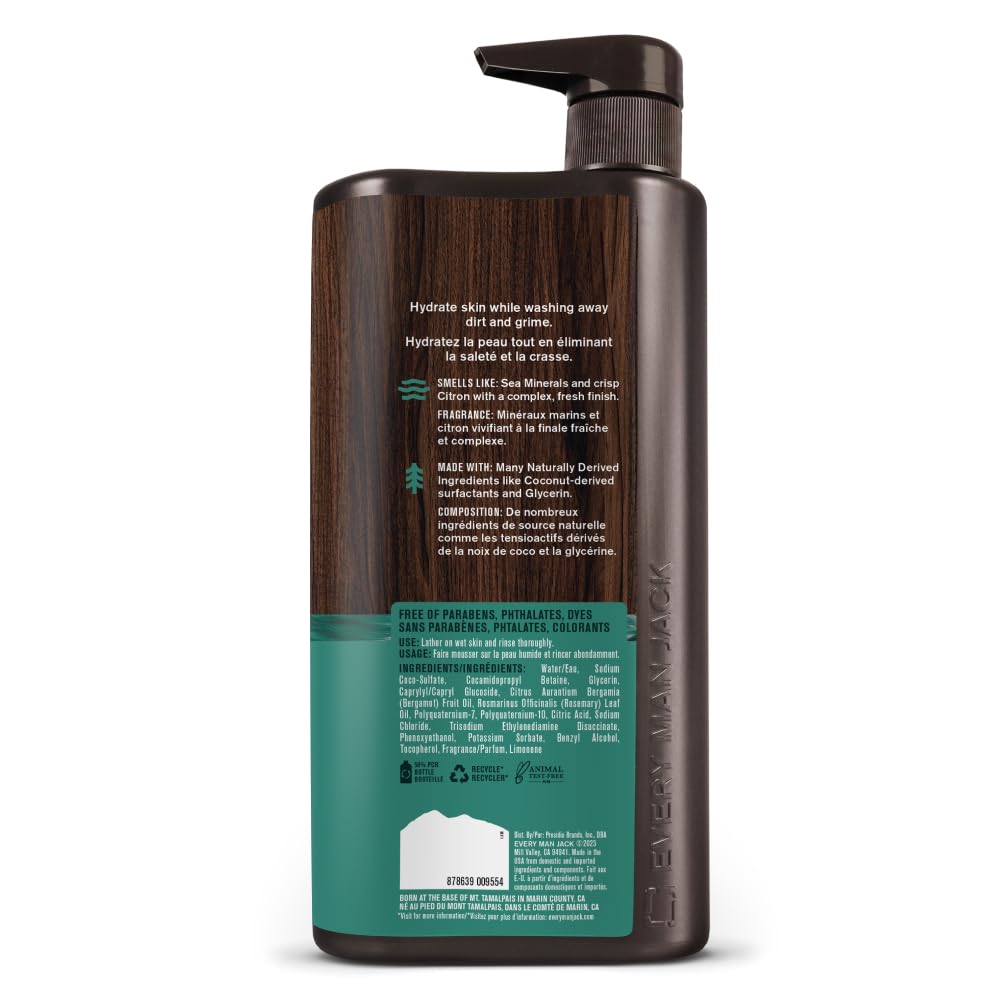 Every Man Jack lifestyle outdoors scene conveying fresh, active scent