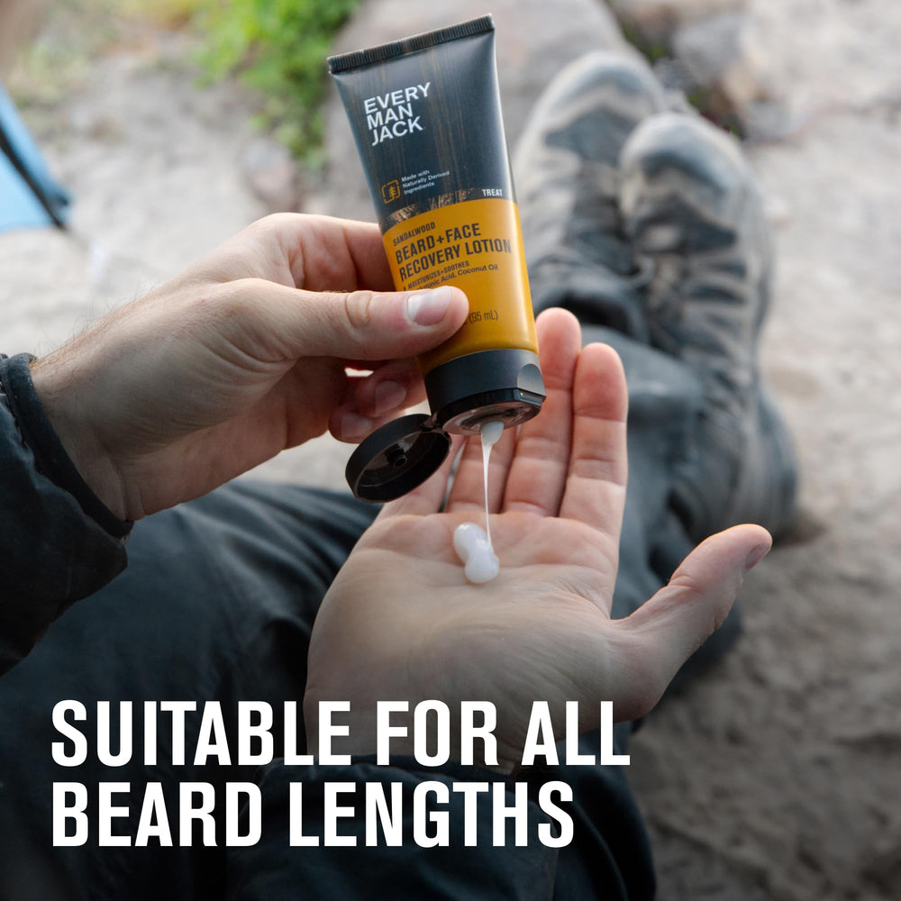 Every Man Jack held in hand for size scale and travel-friendly convenience benefit