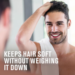 Every Man Jack foam lather from shampoo conditioner demonstrating quick cleanse