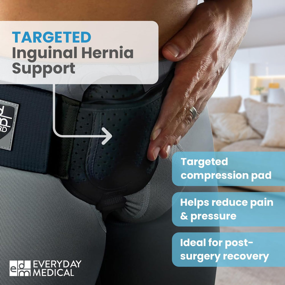 Everyday Medical close-up of removable compression pad highlighting targeted support benefit