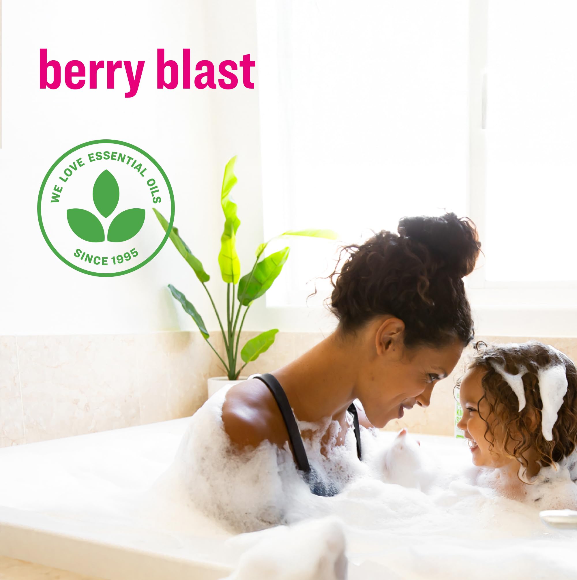 everyone poured into tub creating bubbles and playful bath time fun