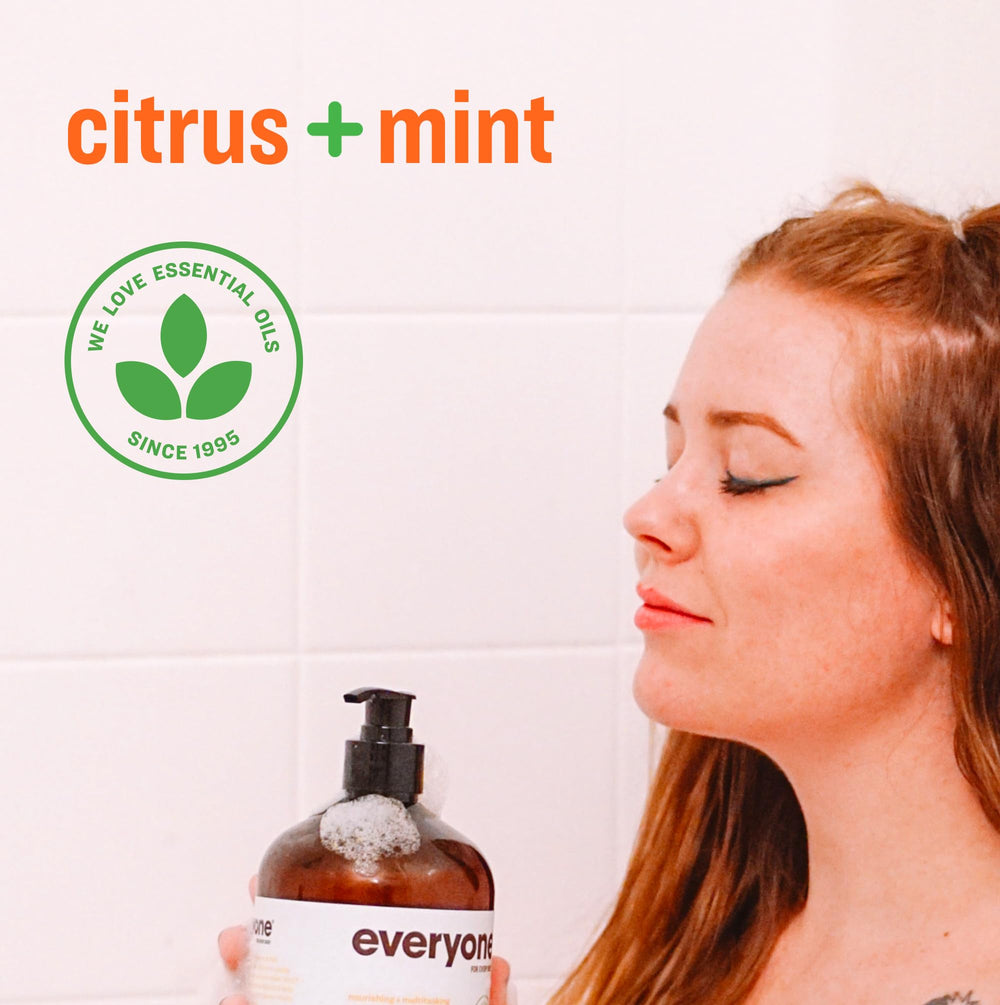 everyone foam texture closeup showing rich lather and gentle cleanse benefit