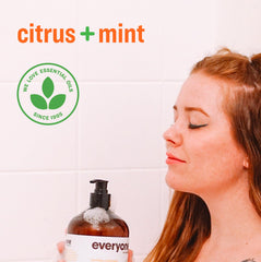 everyone foam texture closeup showing rich lather and gentle cleanse benefit