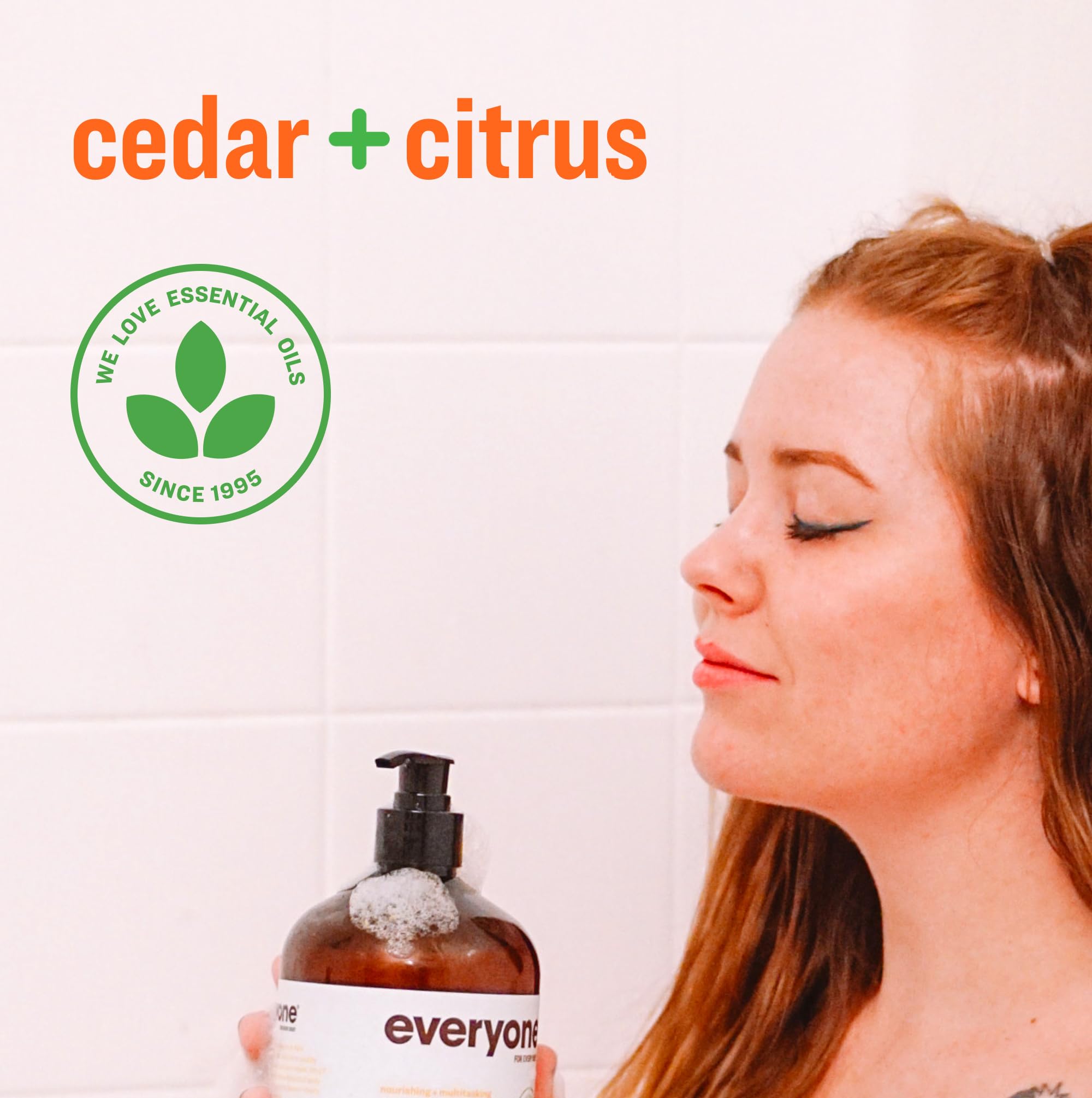 everyone for every body ingredient label closeup showing natural essential oils and transparency benefit