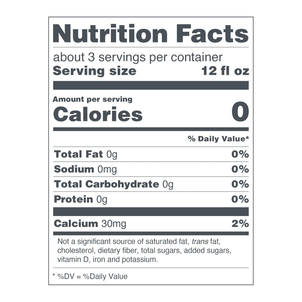 evian close-up label displaying brand and clear source information benefit