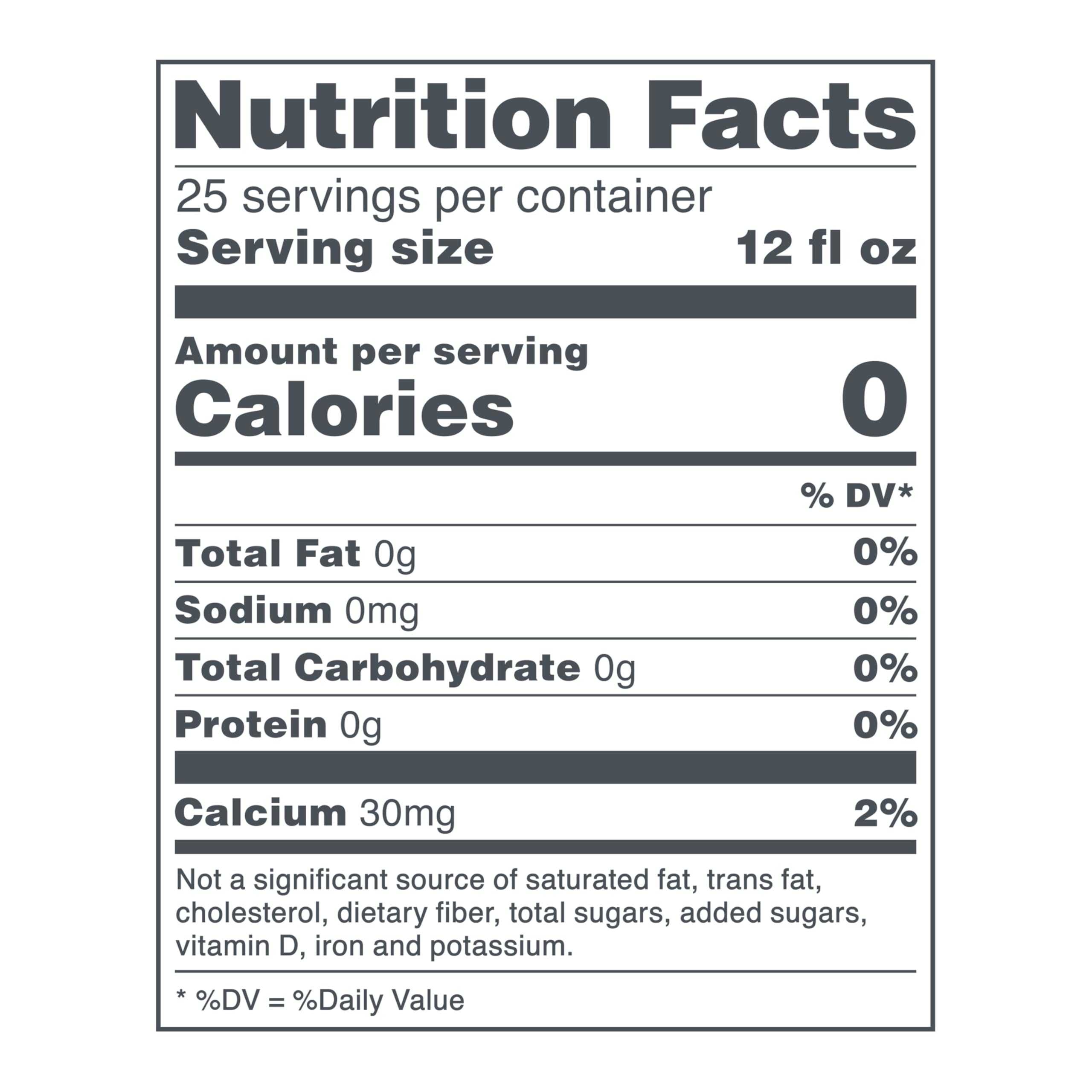 evian label closeup showing source details and brand, verifies purity