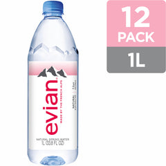 evian cap and neck detail highlighting resealable convenience benefit