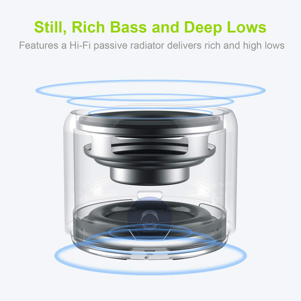 EWA A106Pro top button detail highlighting single silicone control for easy use