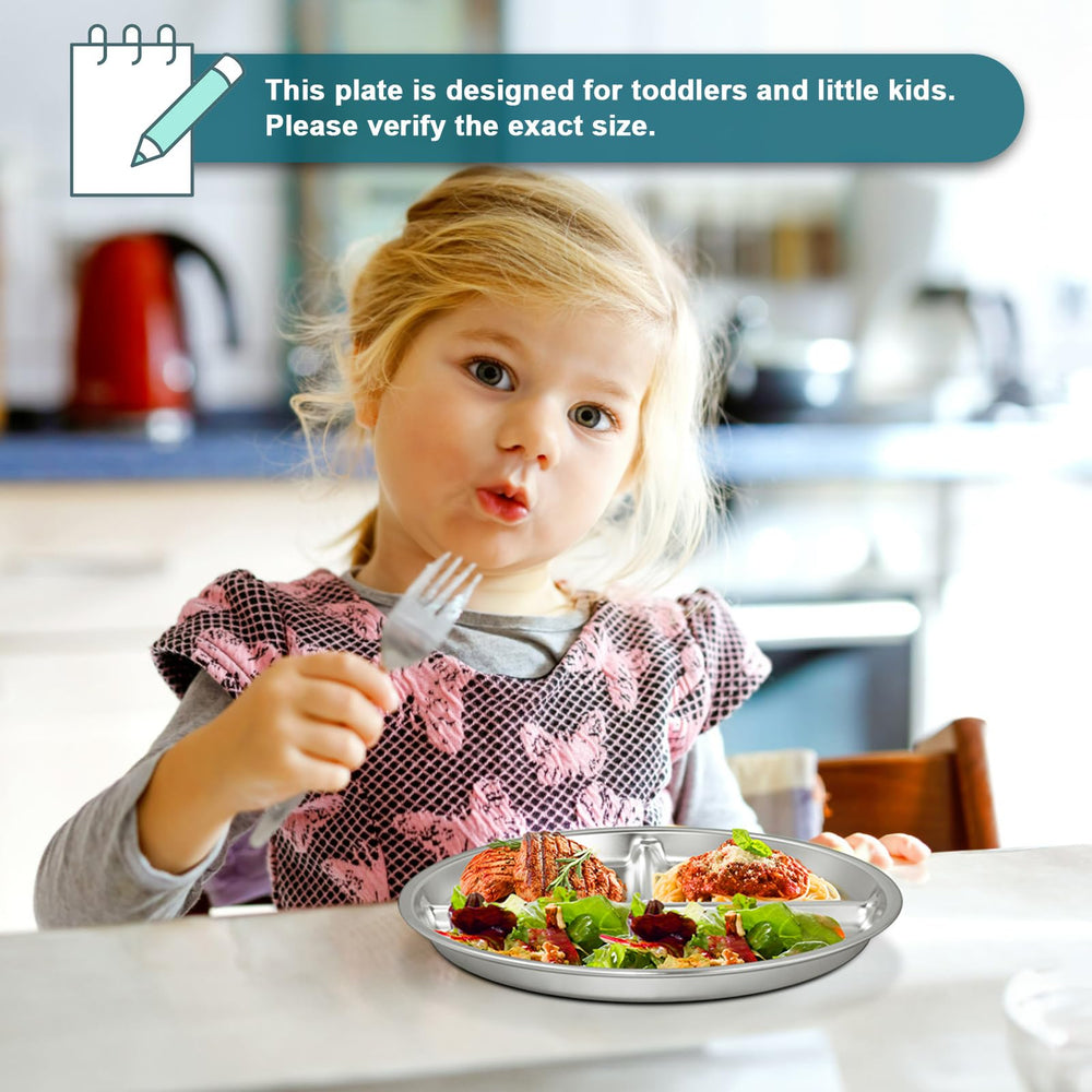 EWFEN adult plate with balanced meal illustrating portion control benefits