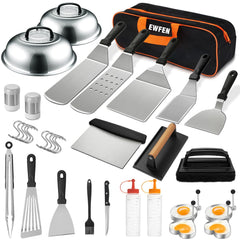 EWFEN front packaging of 35pcs griddle kit showing contents and gift box benefit