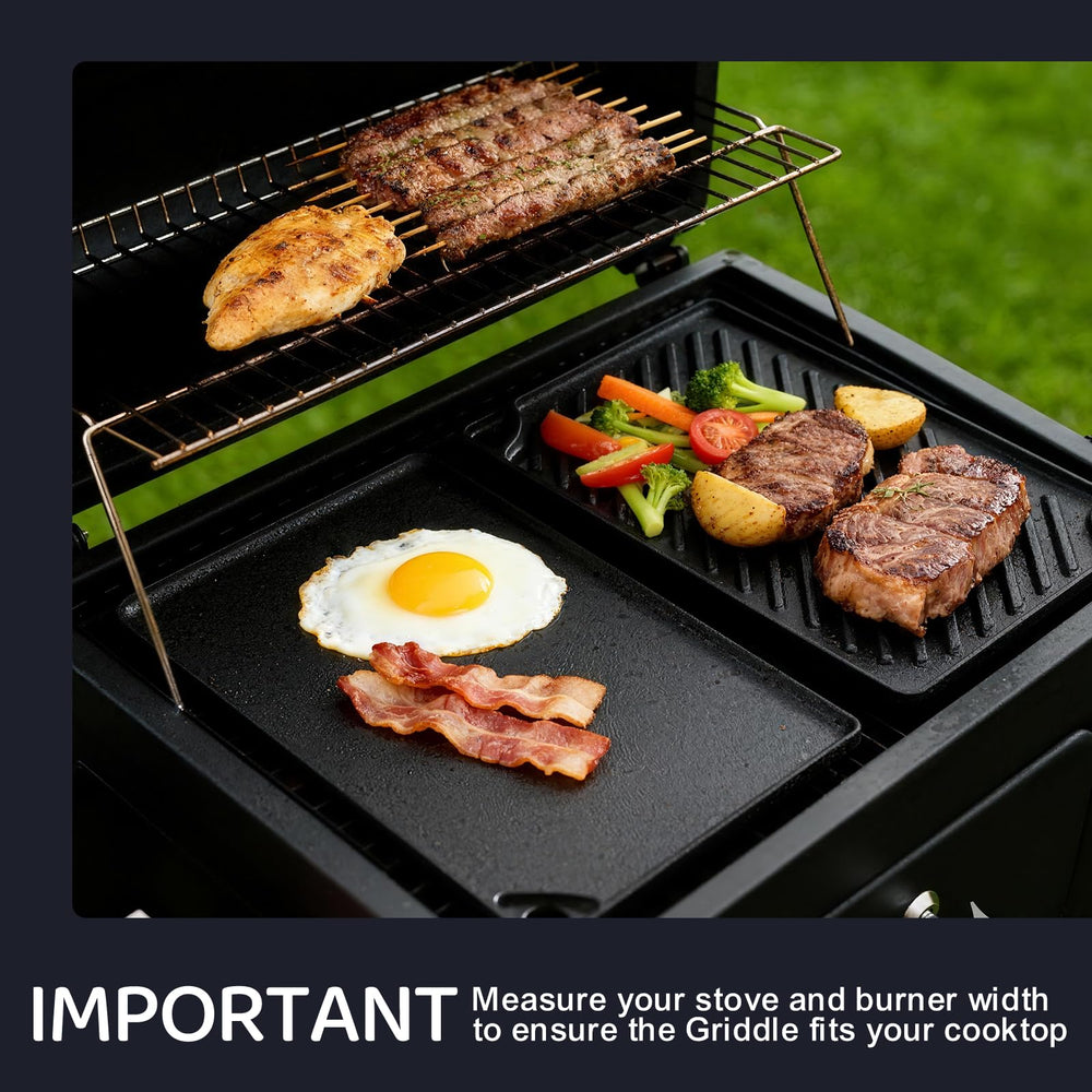 EWFEN griddle on campfire showing rugged outdoor versatility and heat retention