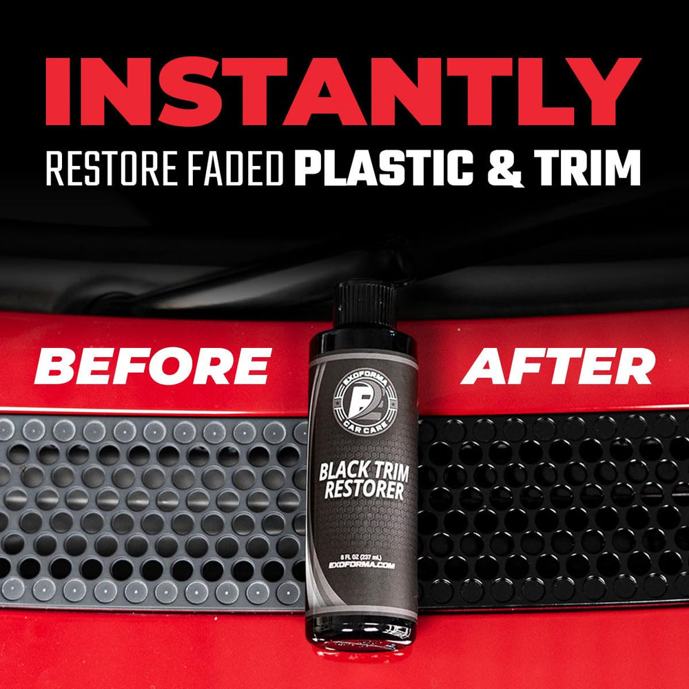 ExoForma applicator close-up on trim showing even dye infusion and improved depth
